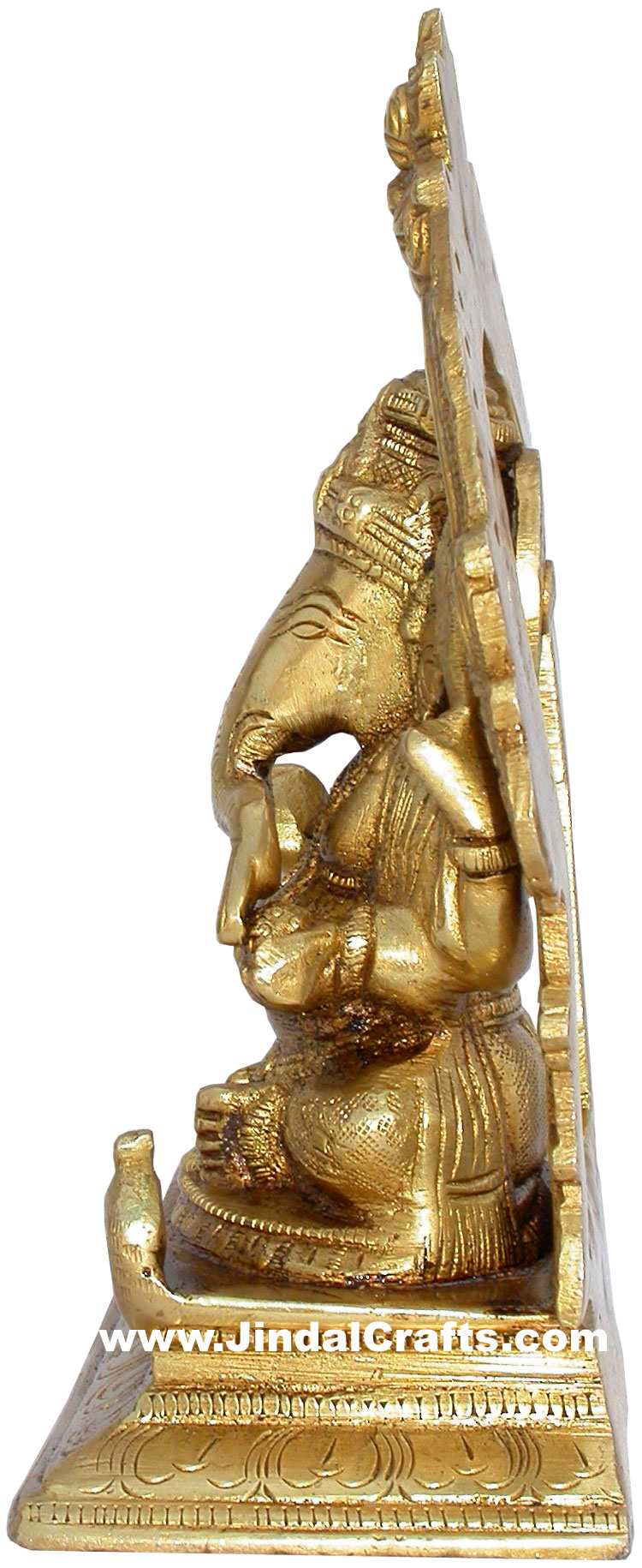 Handmade Brass Statue of God Ganesha India Brassware Handicraft Art Craft