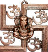 Ganesha - Hand Carved Indian Art Craft Handicraft Home Decor Aluminium Figurine