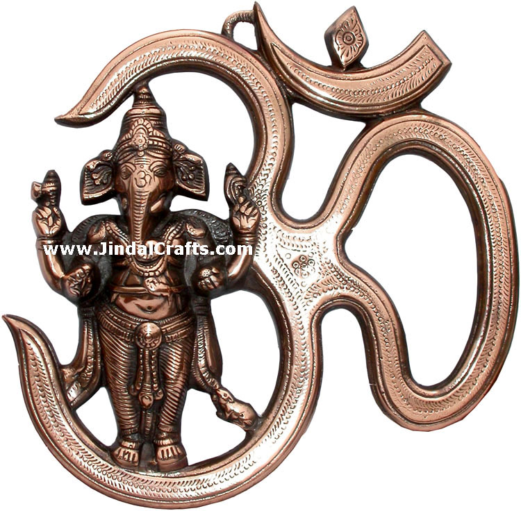 Ganesha - Hand Carved Indian Art Craft Handicraft Home Decor Aluminium Figurine