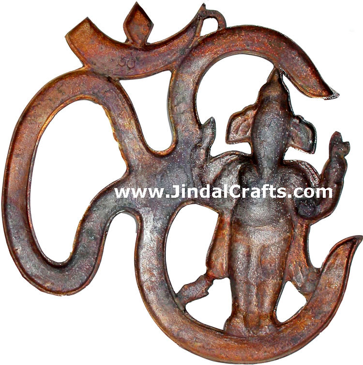 Ganesha - Hand Carved Indian Art Craft Handicraft Home Decor Aluminium Figurine