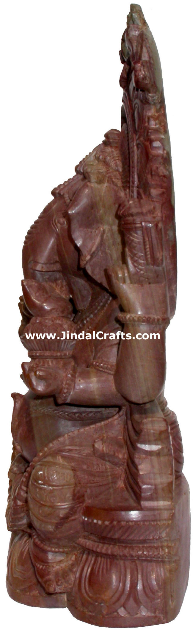 Lord Ganesha Ganpati Vinayaka Hand Carved Stone Figure Indian Carving Arts Hindu