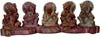 Musicians Lord Ganesha Set Hand Carved Stone Figure Indian Art Handicrafts Hindu