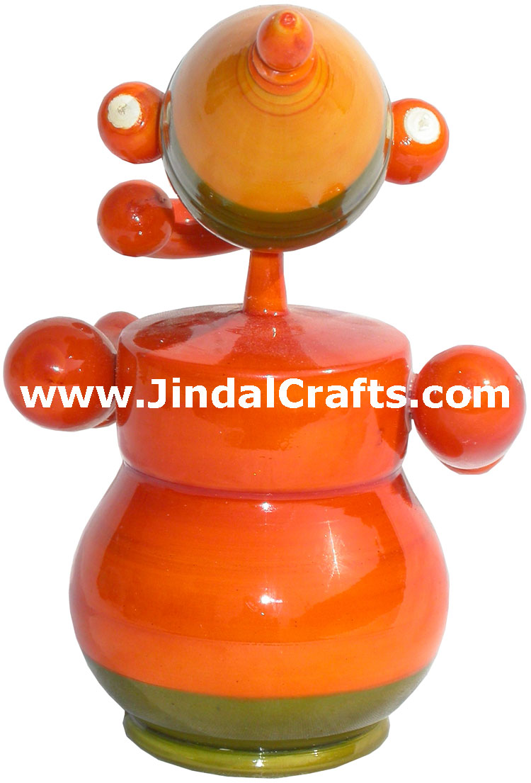 Hand Made Hand Painted Lord Ganesha India Religious Art