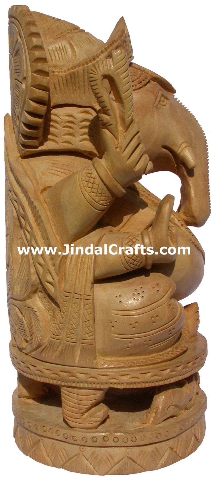 Hand Carved Elephant Sculpture Ganesha Hindu Art India Idol Murti Moorti Statues