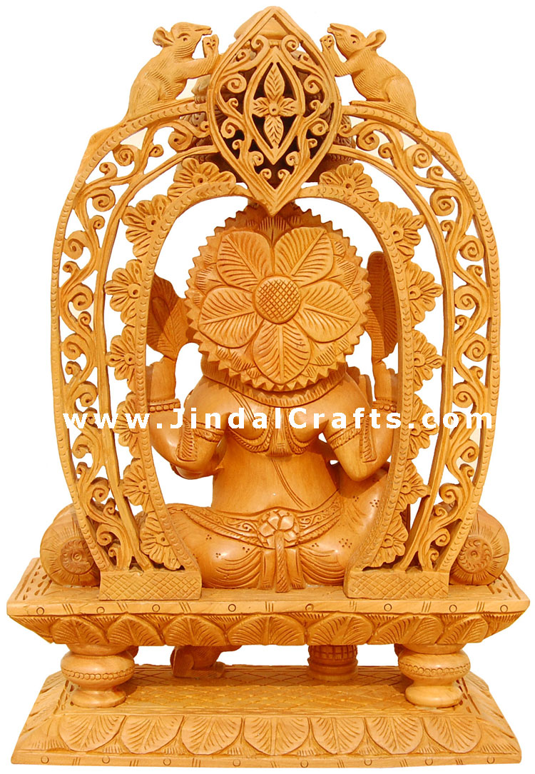 Handcrafted Ganesh - Indian Religious Artifact Home Art