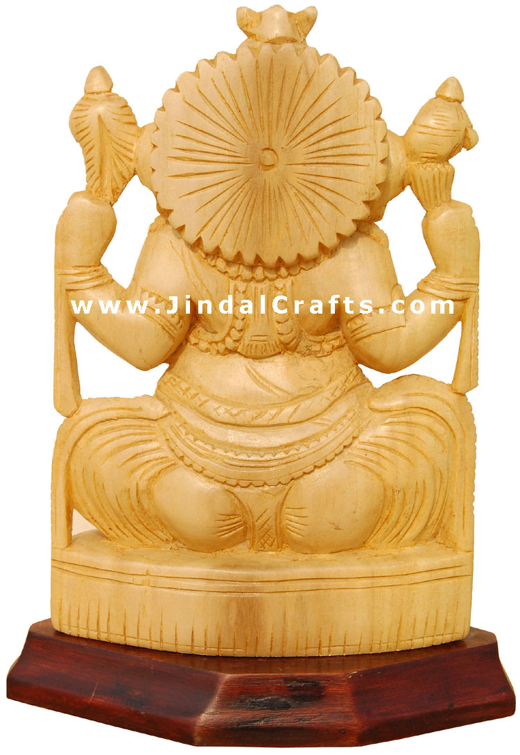 Ganesha - Handcrafted Hindu Sculpture Indian Fine Art Lord Ganpati Religious