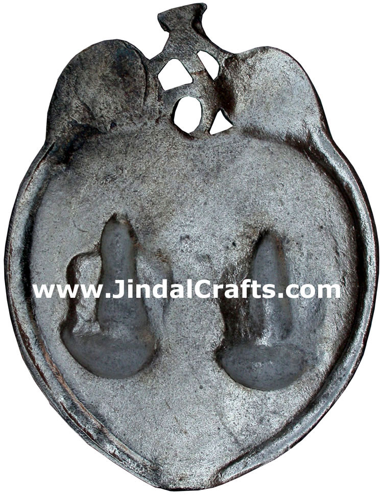 Lakshmi Ganesh Wall Hanging Hindu Religious Metal Craft Handicrafts India Figure