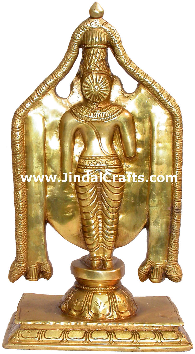 Lord Balaji Hindu God Metal Sculptures Idol India Craft