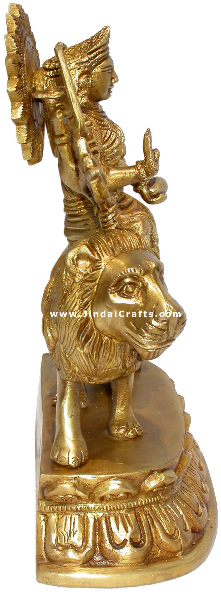Durga Ji Indian Goddess Handmade Brass Artifact Hindu