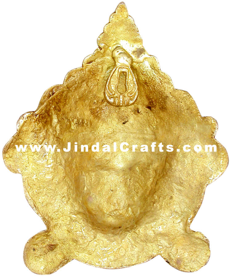 Durga Face Wall Hanging Indian Religious Goddess Home Decor Figurines Artifacts