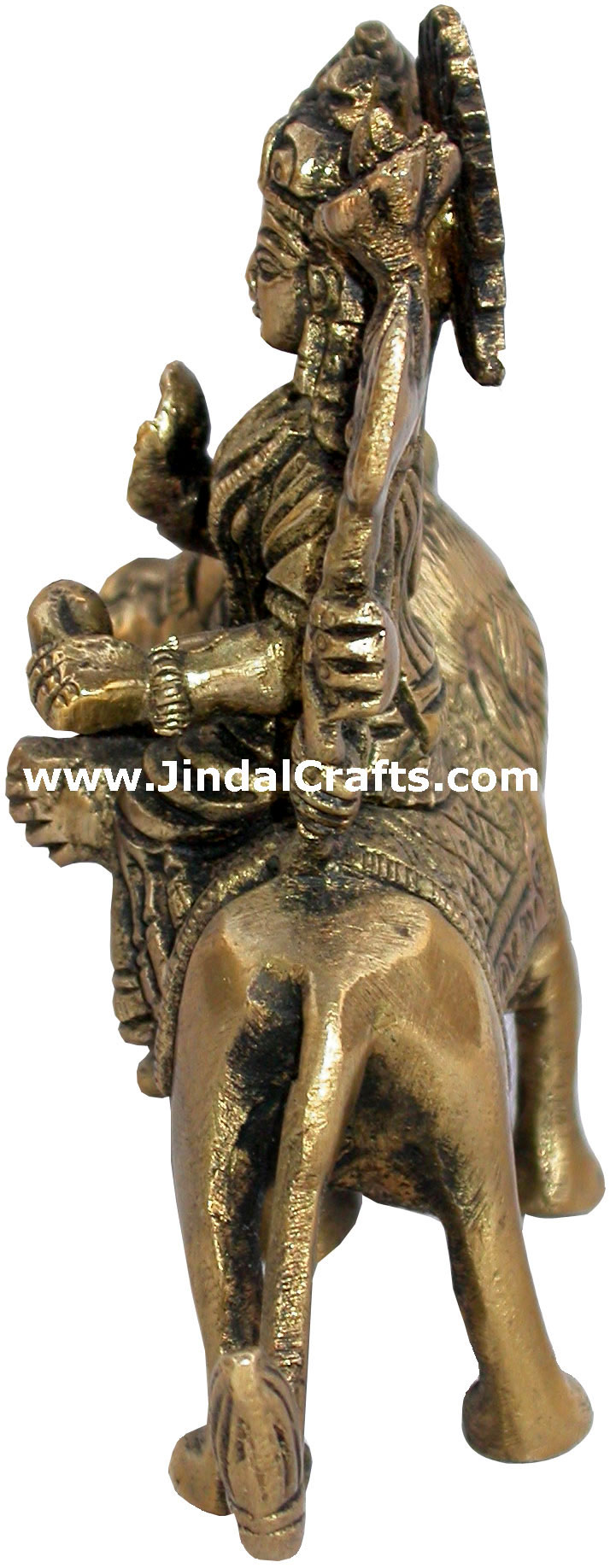 Maa Durga Indian God Religious Brass Figurines Gift Art