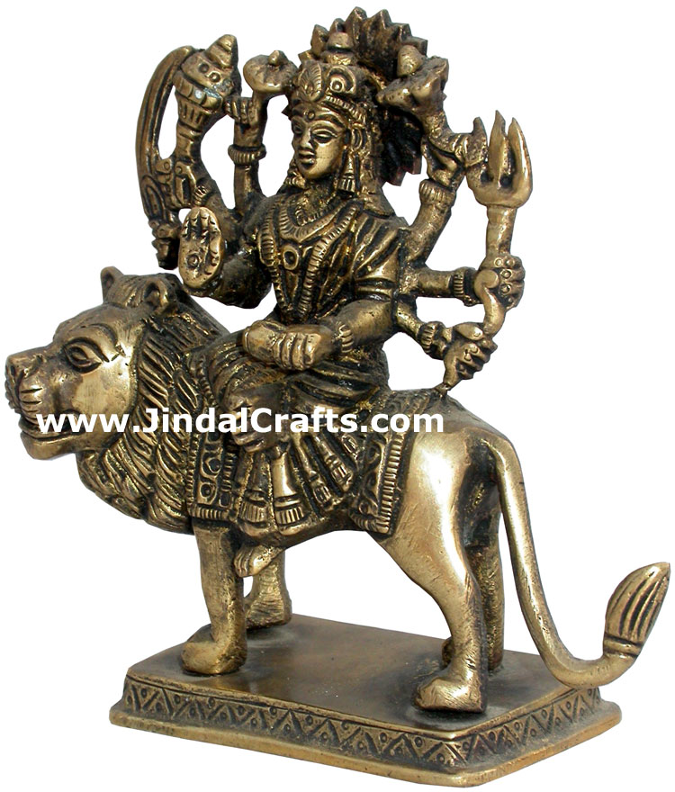 Maa Durga Goddess Vaishno Hindu Figurine Statue Idol Sculpture India Hindu Craft