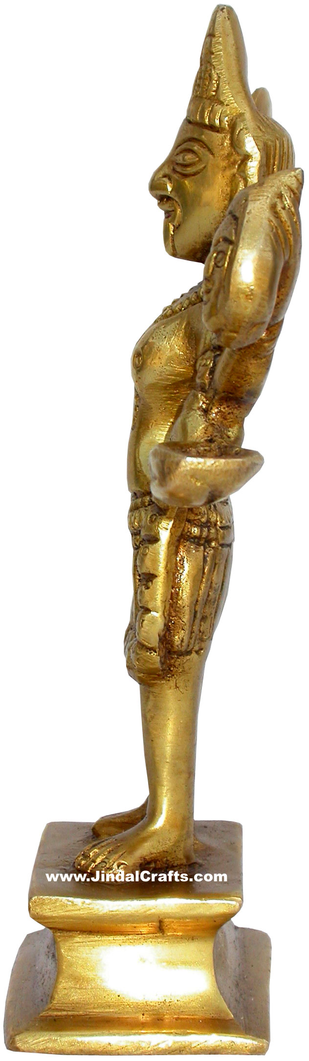 Handmade Brass Statue of Maa Kali India Brassware Handicraft Art Craft
