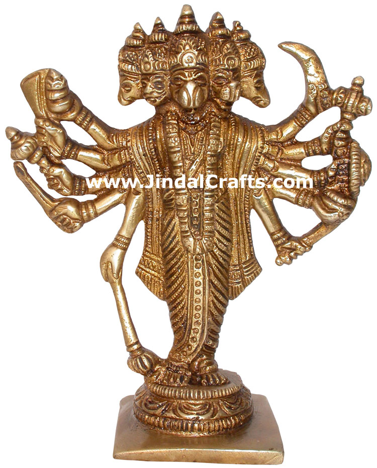 Hindu Deities God Garud India Brass Carving Artefact