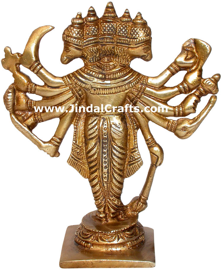 Hindu Deities God Garud India Brass Carving Artefact
