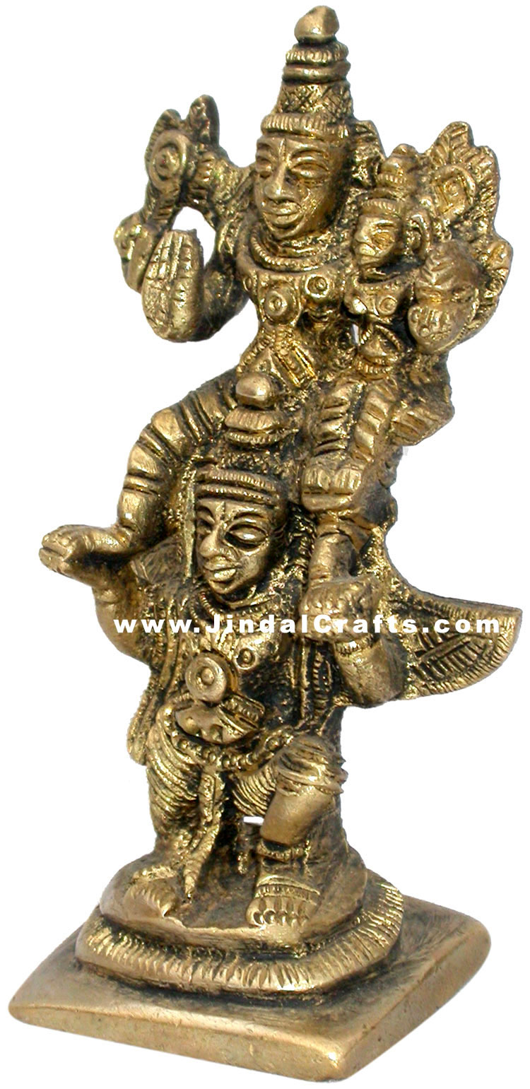 Garud Vishnu Lakshmi India Gods Goddesses Brass Perumal