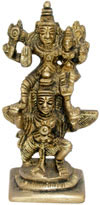 Garud Vishnu Lakshmi India Gods Goddesses Brass Perumal