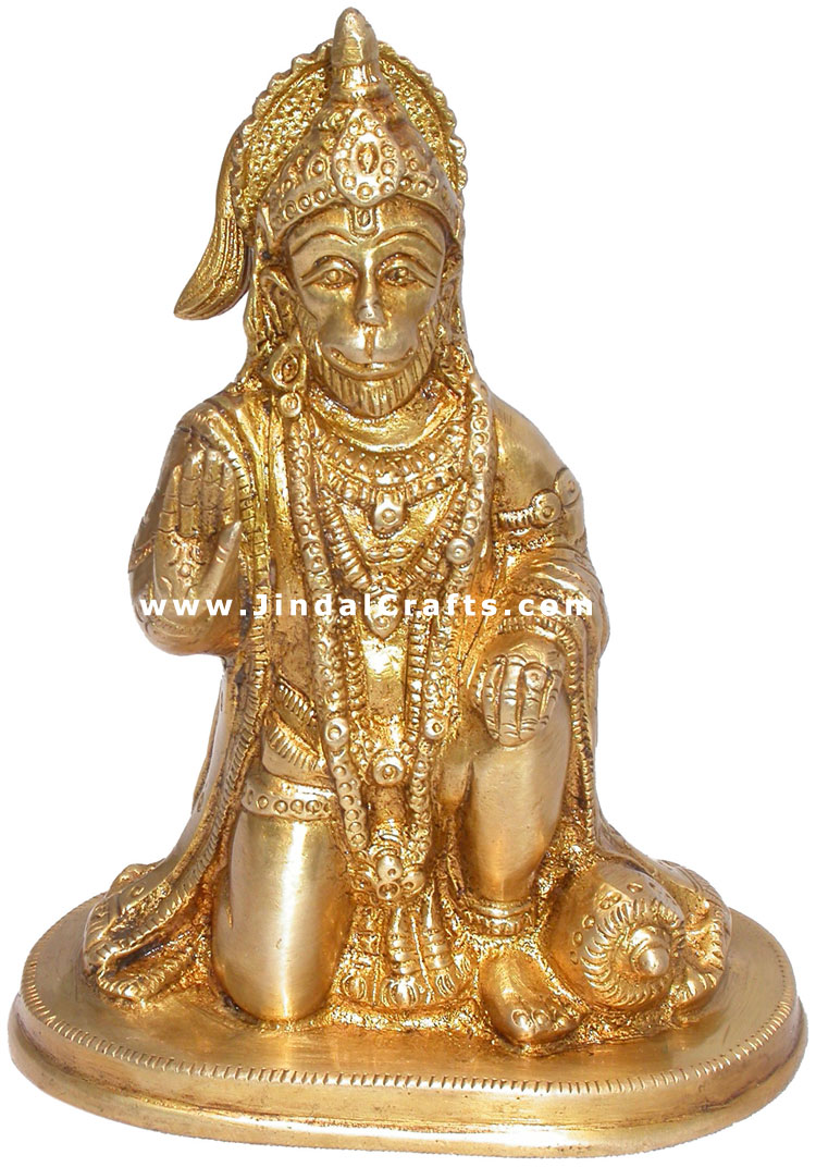 Indian God Hanuman Hindu Religious Handicraft Artifacts
