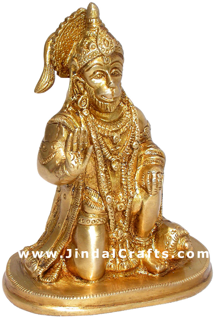Indian God Hanuman Hindu Religious Handicraft Artifacts