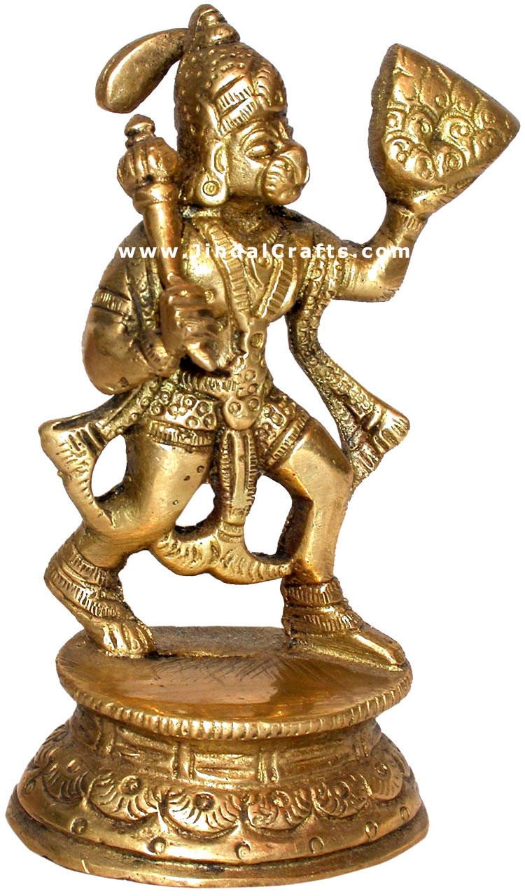 God Hanumaan Ram Hindu Religious Statue India Artifact