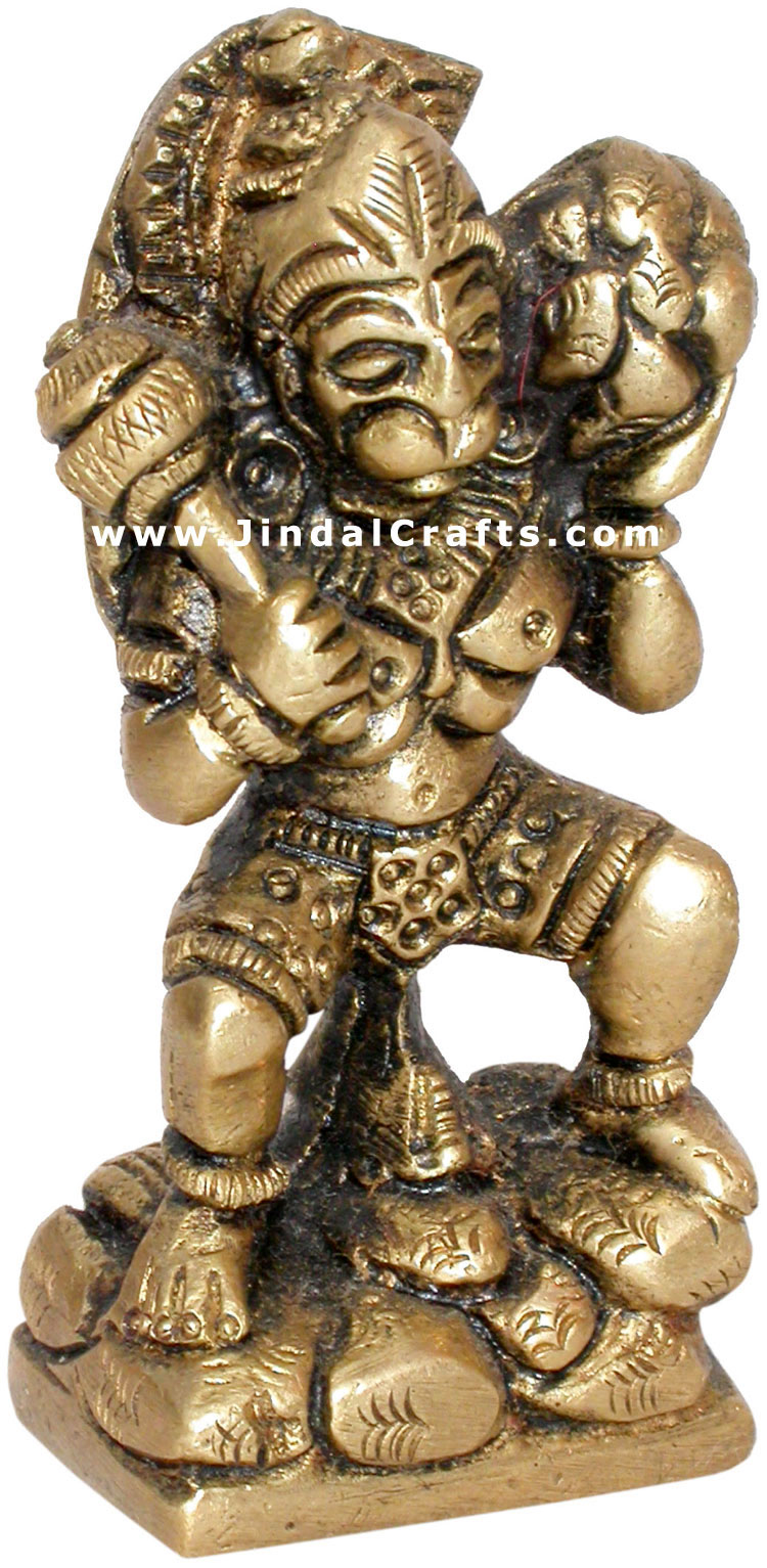 Hindu God Hanuman Religious Figurine Art Indian Sculpture Home Decor Handicrafts