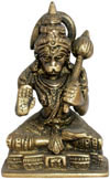 Lord Hanuman Hindu Religious Handmade Brass Sculptures