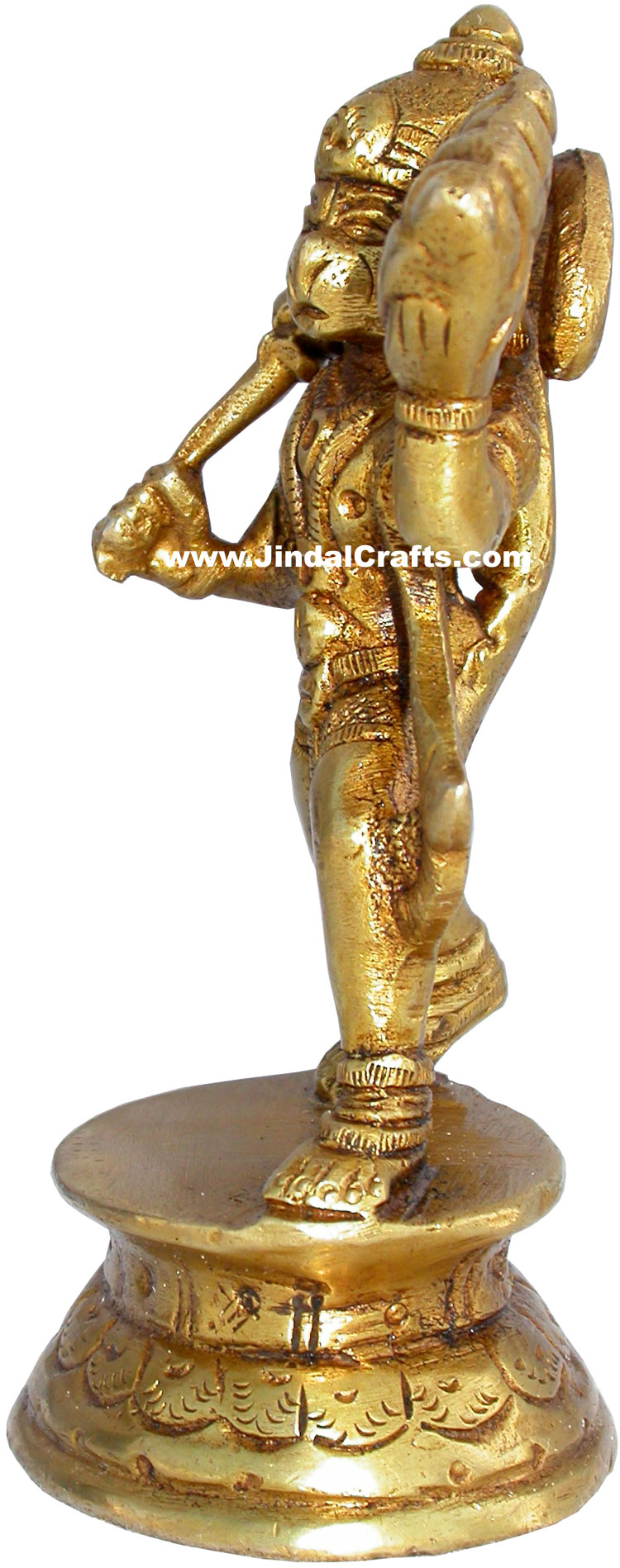 Handmade Brass Statue of Lord Hanuman India Brassware Handicraft Art Craft