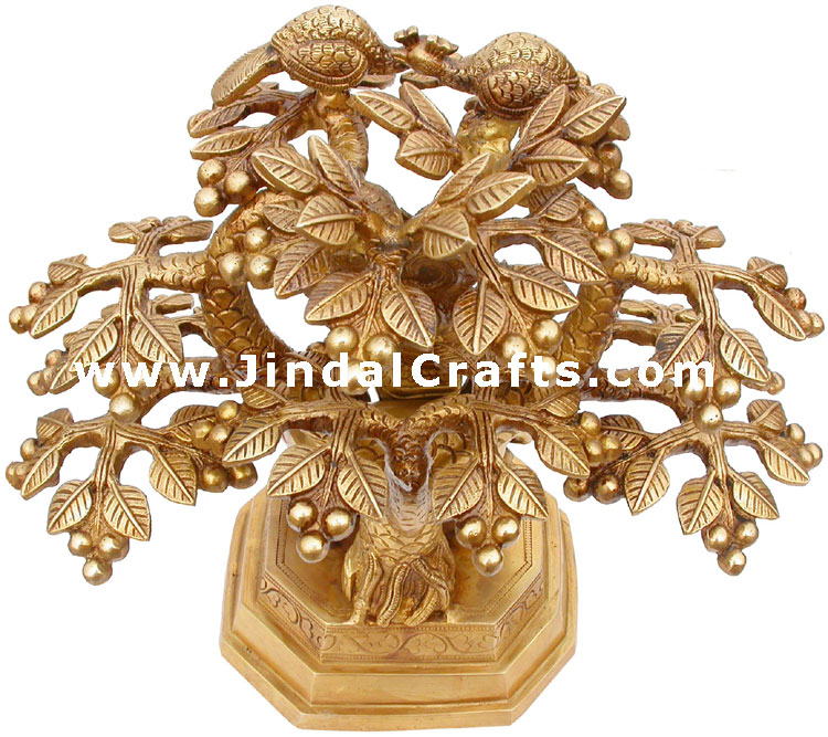 Lord Krishna - Brass Made Hindu God Religious Statue