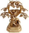 Lord Krishna - Brass Made Hindu God Religious Statue
