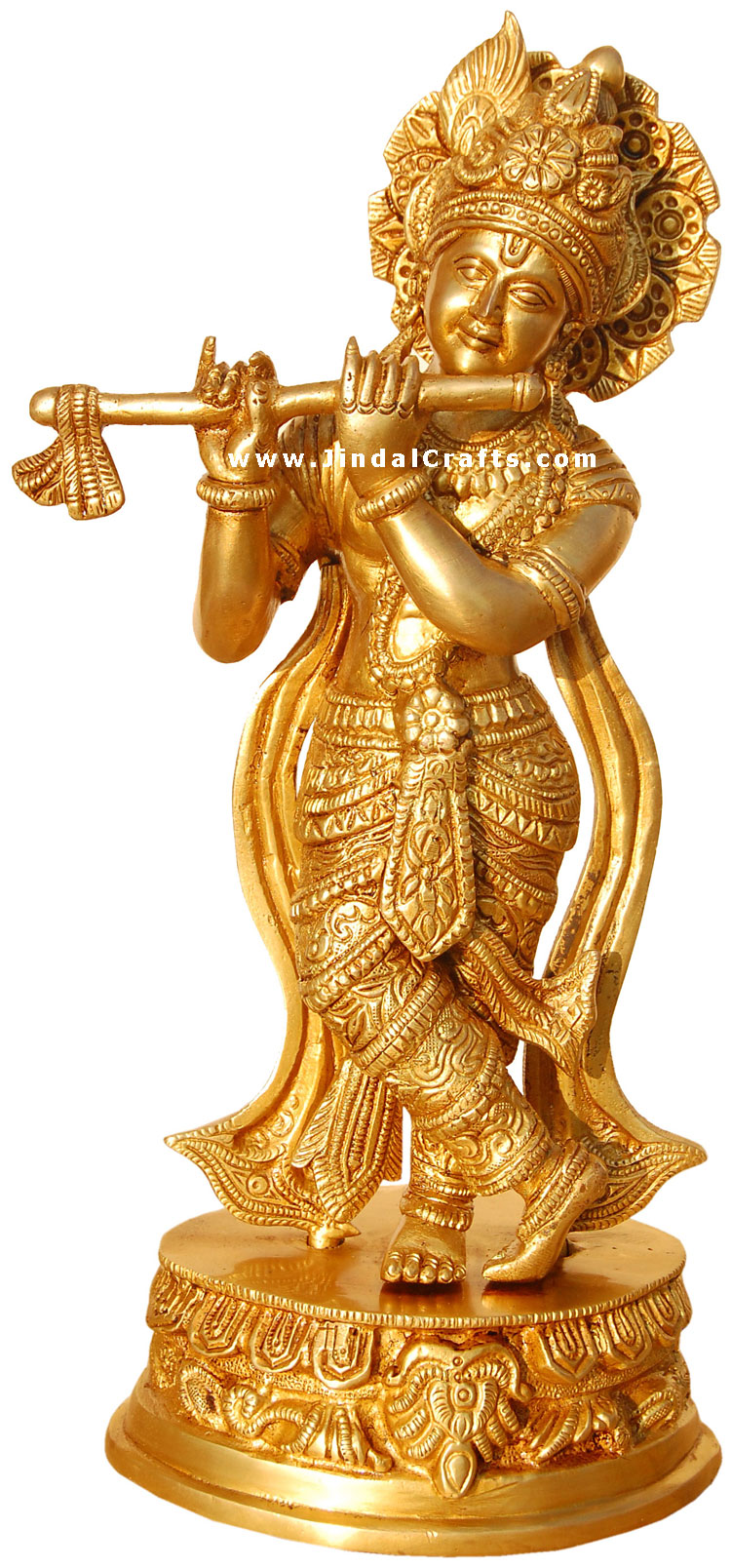 Lord Krishan Hindu Religious Figurine from India