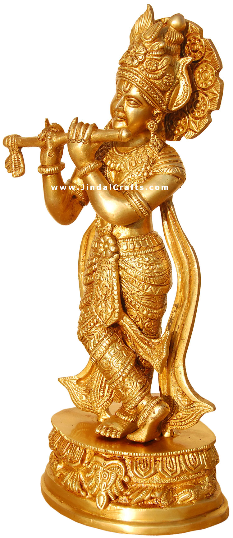 Lord Krishan Hindu Religious Figurine from India
