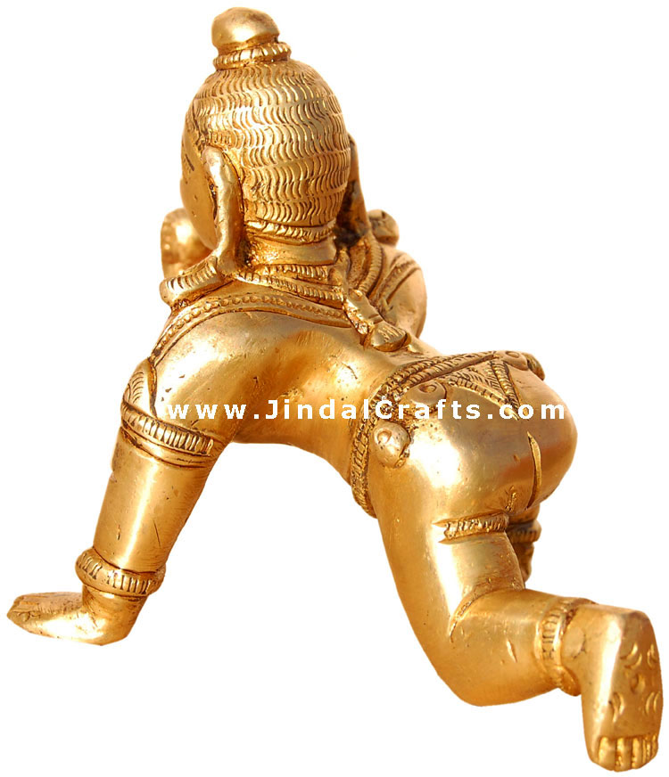 Bal Gopal Makhan Laddo Krishna Hindu Religious Artifact