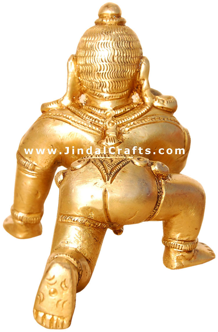 Bal Gopal Makhan Laddo Krishna Hindu Religious Artifact