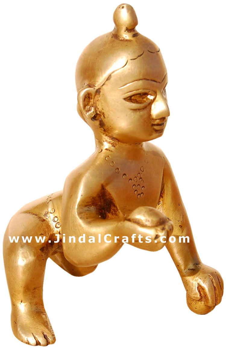 Laddoo Gopal Bal Gopal Krishna Idol Indian Hindu God