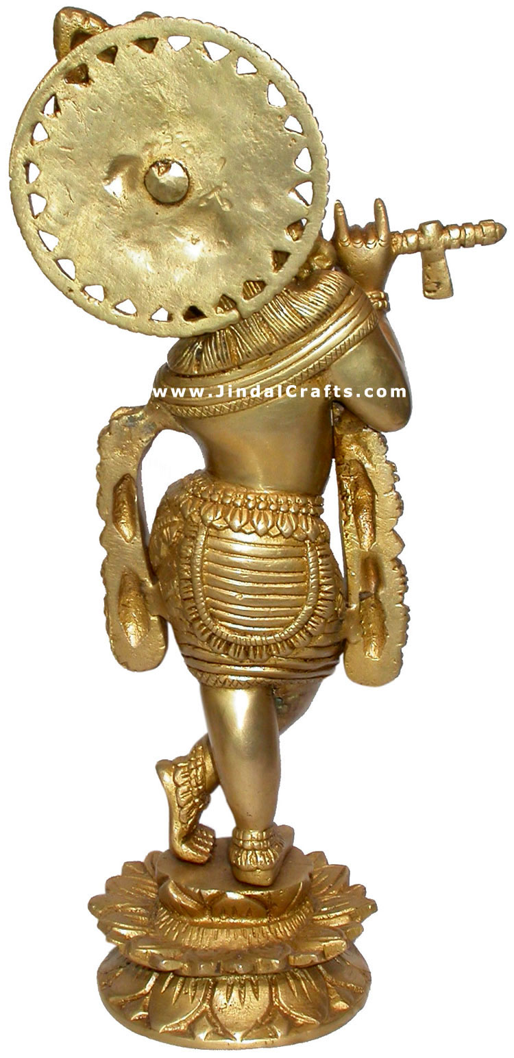 Indian Lord Krishna Hindu Religious Handicraft Art