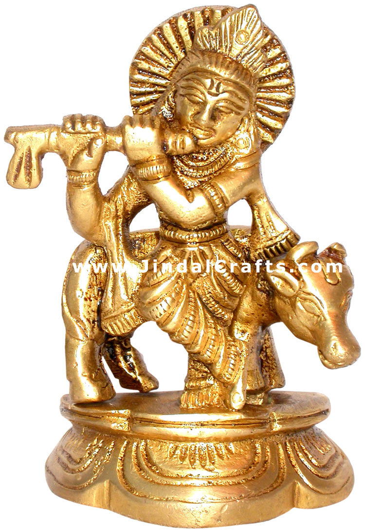 Lord Krishan - Hindu God Statue Indian Handicrafts Art