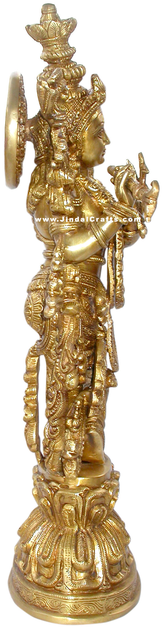 Lord Krishna Exclusive Piece of Brass Religious Statue Figurine Idol Collectible