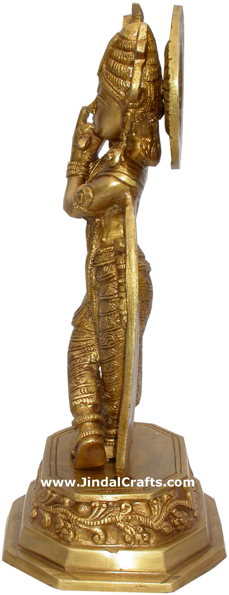 Lord Krishna Hindu God Brass Sculpture Figurine Art Indian Handicraft Home Decor