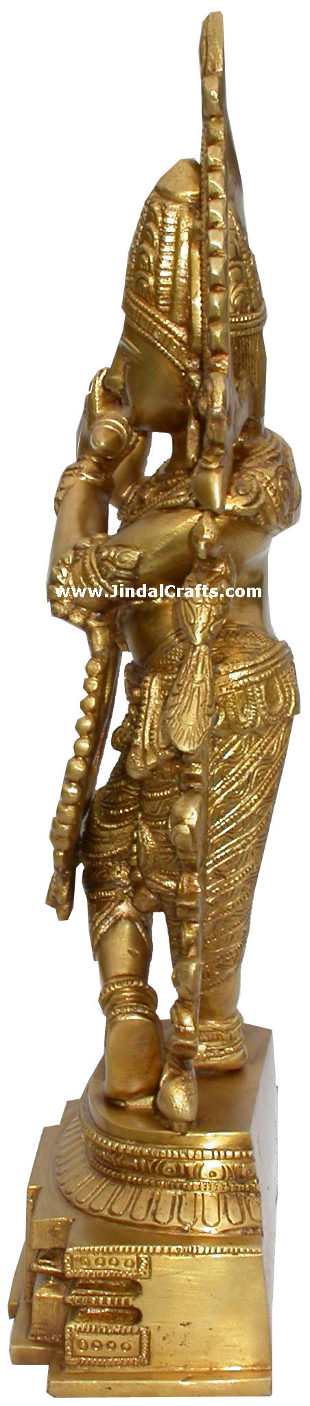 Lord Krishna Hindu God Brass Sculpture Hand Crafted Art