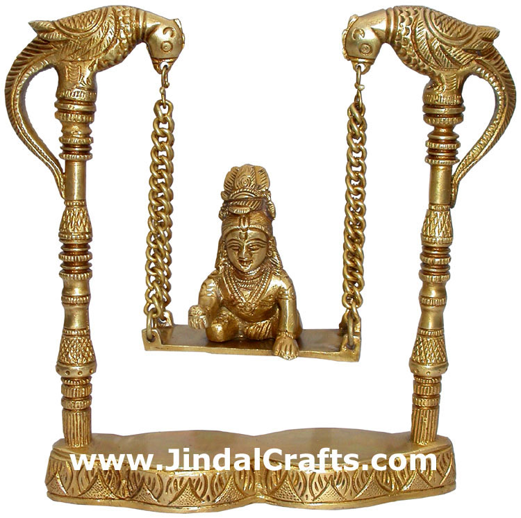 Krishna Swing Jhoola Khatu Shyam Bihari Makhan Chor Handicrafts Arts