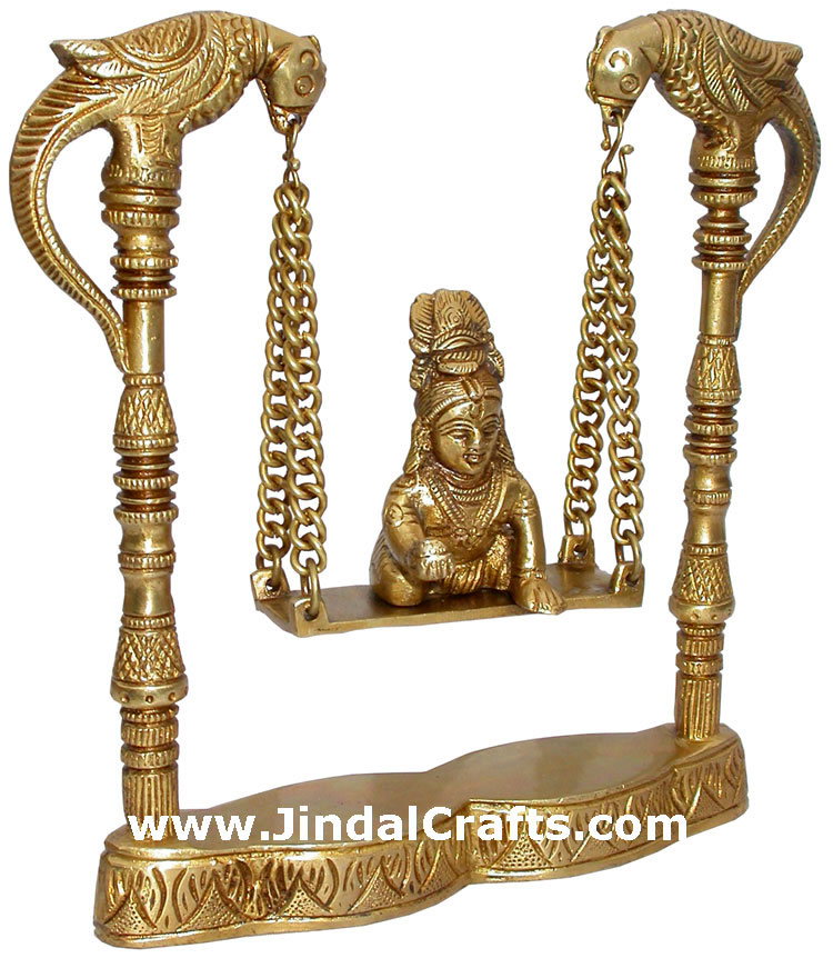 Krishna Swing Jhoola Khatu Shyam Bihari Makhan Chor Handicrafts Arts