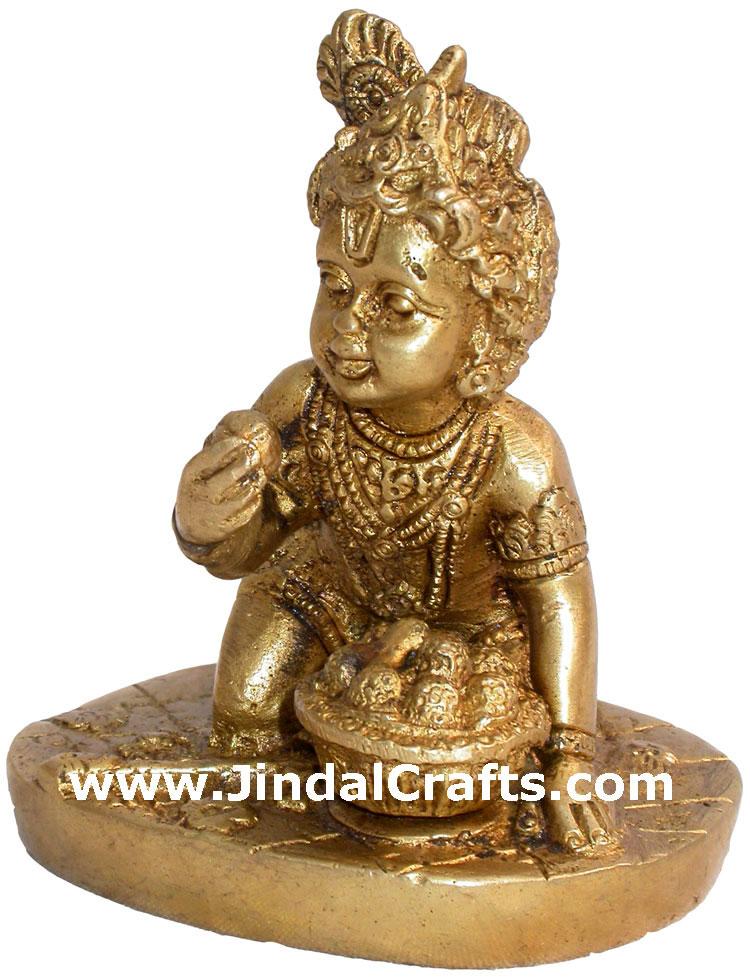 Younger Krishana Shyam Bihari India Hindu God Statues Handicrafts Arts