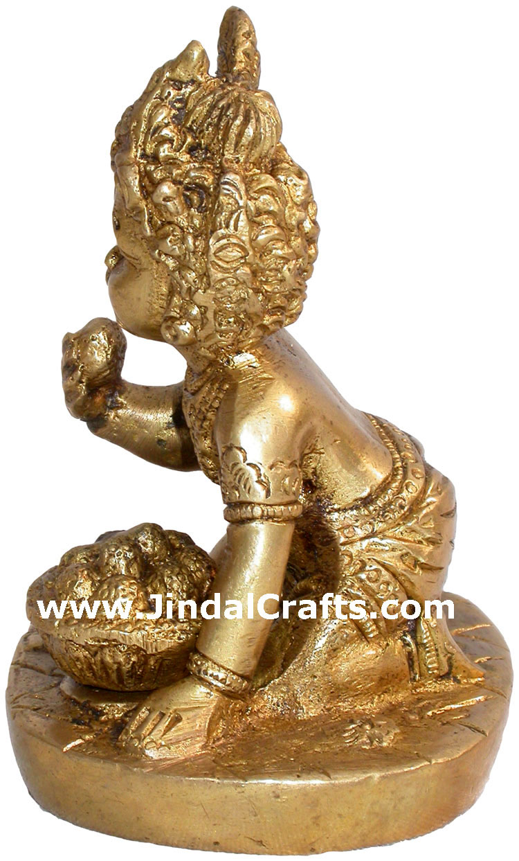 Younger Krishana Shyam Bihari India Hindu God Statues Handicrafts Arts