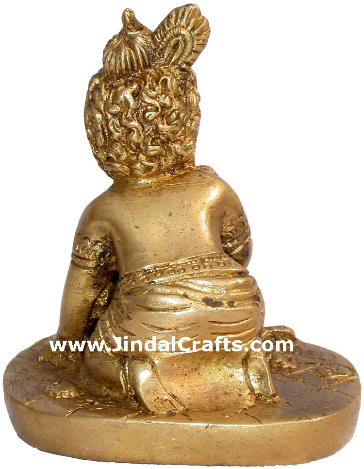 Younger Krishana Shyam Bihari India Hindu God Statues Handicrafts Arts