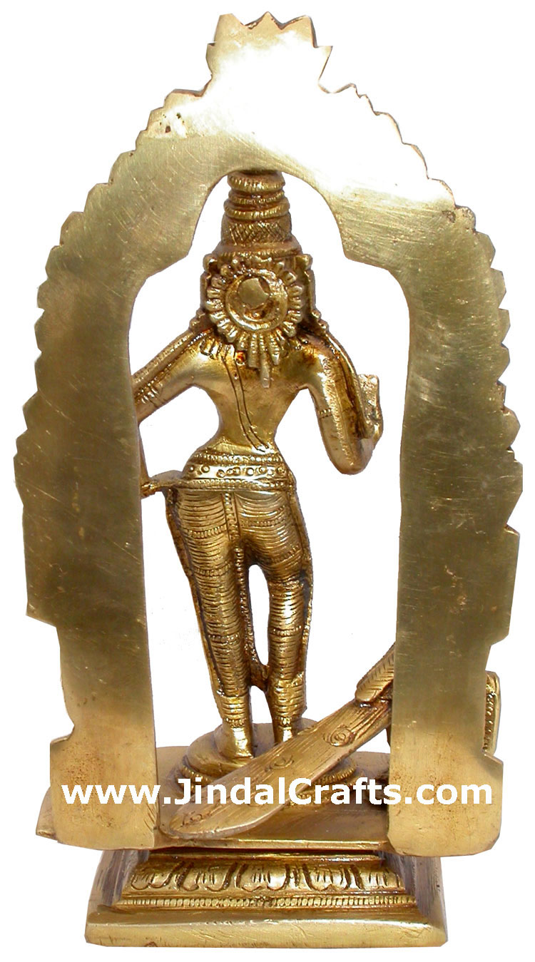 Lord Kartikeya Indian God Hindu Religious Sculptures Handicrafts Crafts Arts