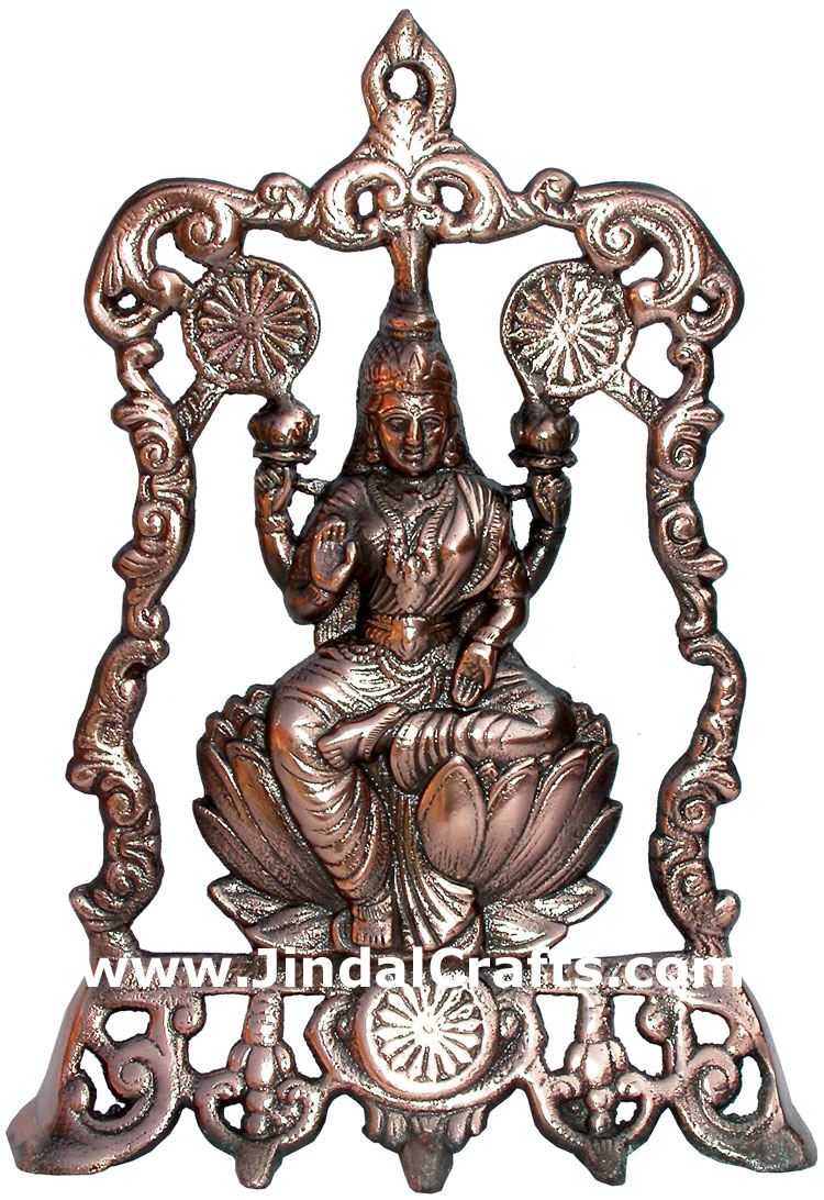 Lakshmi Indian God Hindu Goddess Sculpture Crafts Art