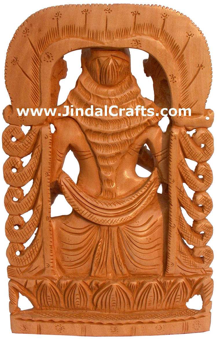 Lakshmi Hand Carving India Religious Sculptures Crafts