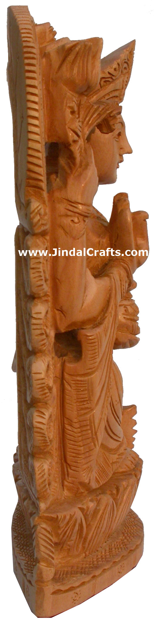 Lakshmi Hand Carving India Religious Sculptures Crafts