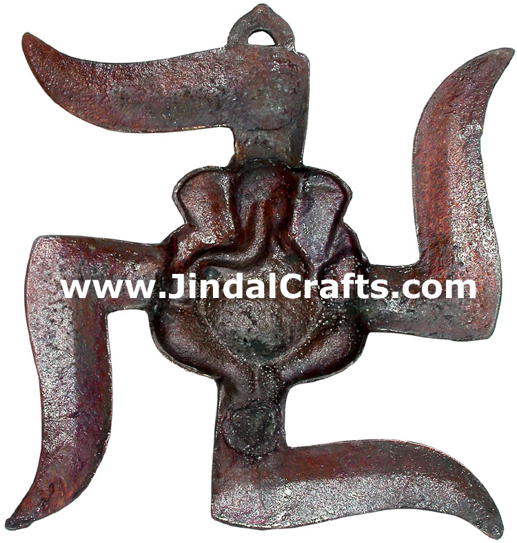 Lord Ganesha Swastika Hindu God Handicraft Artifact Art