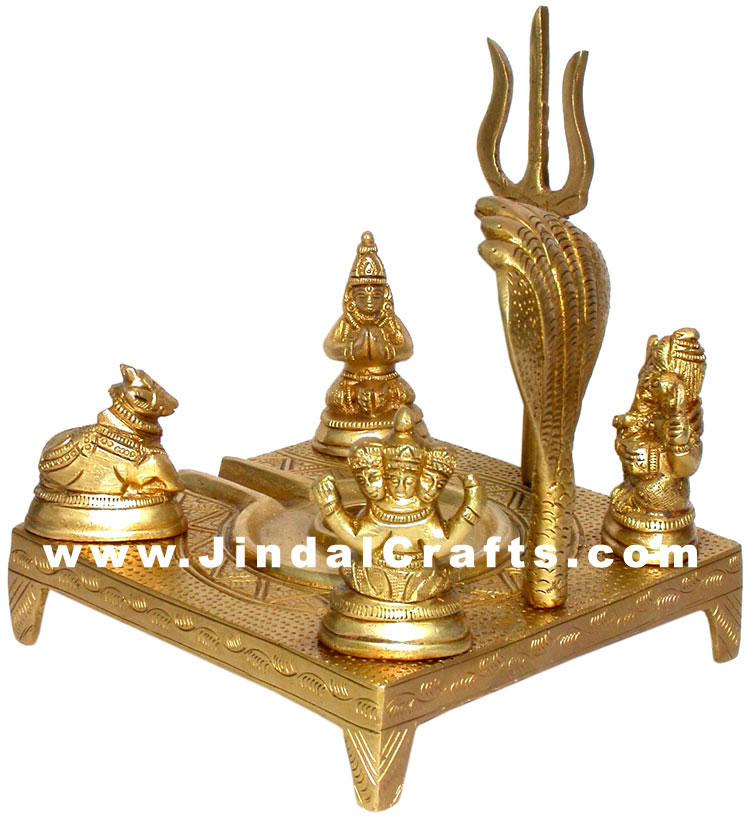 Shiva Brahma Ganesh Nandi Vishnu Indian Gods Sculptures